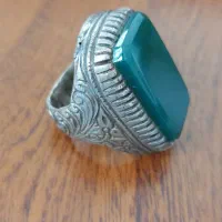 انگشتر نقره کهنه|کلکسیون اشیاء عتیقه|کرمان, |دیوار