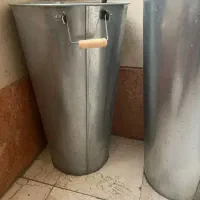 گلدان فلزی بزرگ باهم