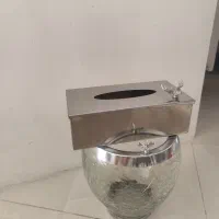 جا دستمال کاغذی همراه سطل