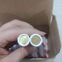 رول سکه ۵۰ تومانی خرمشهر و ۲۵ تومانی فیضیه