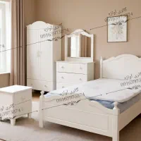 سرویس خواب نوجوان و سرویس خواب زوج سرویس کامل|تخت و سرویس خواب|خرم‌آباد, |دیوار