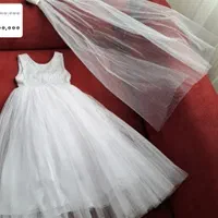 لباس عروس بچگانه ۶،۷،۸،سال