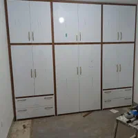 کمد دیواری و کابینت آشپزخانه جاکفشی ودرب چوبی|جاکفشی، کمد، دراور|لردگان, |دیوار