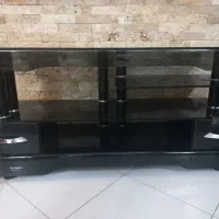 میز تلویزیون شیشه ای