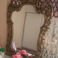 آینه وشمعدان برنزی