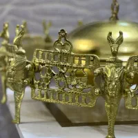 منقل برنجی آنتیک|کلکسیون اشیاء عتیقه|قشم, |دیوار