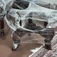 جلو مبلی و عسلی چوب|مبلمان خانگی و میز عسلی|اندیمشک, |دیوار