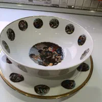 قاب و قدح طرح دنسی دکوری و قابل استفاده کمیاب