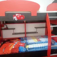 سرویس تخت خواب دوطبقه همراه ست کمد ودو خوشخواب طبی