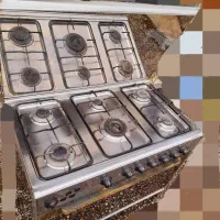 فر گاز ۶ شعله استیل اصل نو نو کم یاب توی بازار|اجاق گاز و لوازم برقی پخت‌وپز|رشت, گلسار|دیوار