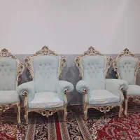 مبل 9نفره سلطنتی|مبلمان خانگی و میز عسلی|قائن, |دیوار