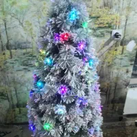 کاج کریسمس  ۱۶۰ سانتی با برفی|گل مصنوعی|پاکدشت, پاکدشت (مامازند)|دیوار