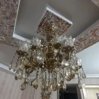 لوستر پنج شاخه برنجی|لوستر و چراغ آویز|پاکدشت, پاکدشت (مامازند)|دیوار