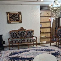 مبل ۷نفره سلطنتی چوب گردو|مبلمان خانگی و میز عسلی|تهران, خاوران|دیوار