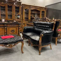 مبلمان اداری کلاسیک میزمدیریت ۲۶۰کتابخانه ۲۸۰فندقی|دفتر کار|تهران, شهرک شریفی|دیوار