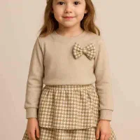 ست بلوز دامن کلاه بچگانه|کفش و لباس بچه|تبریز, |دیوار