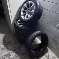 رنگ ۱۶ اروپایی همراه با لاستیک ۲۱۵ سایلون|قطعات یدکی و لوازم جانبی|شهرضا, |دیوار