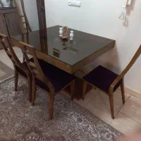 میز ناهارخوری ۴ نفره|میز و صندلی غذاخوری|فردوسیه, |دیوار