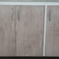 کابینت فلزی ۳در ۲در زمینی در حد نو