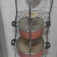 سرویس قابلمه تفلون با پایه|ظروف پختوپز|بیرجند, |دیوار