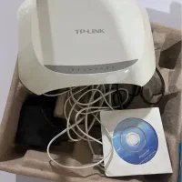 مودم TP-LINK با کارتن و لوازم