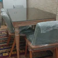 میز ناهارخوری ورساچه چوب راش با نیمکت|میز و صندلی غذاخوری|تهران, آهنگ|دیوار