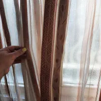 پرده حریر و تور سالم