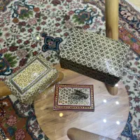 شکلات خوری و کارهای خاتم کاری با قیمت مناسب|صنایع دستی و سایر لوازم تزئینی|تهران, توحید|دیوار