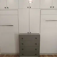 تخت تاشو مدرن نو و میز تحریر و کمد