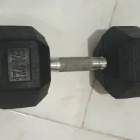 یک جفت دمبل ۱۷.۵ کیلو ۶ ضلعی