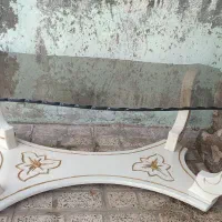 میز عسلی بزرگ چوبی