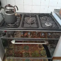 اجاق گاز طرح فر پنج شعله