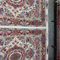 جفت قالیچه هاشیه ابریشم خطیبی رج ۴۰|فرش|تبریز, |دیوار