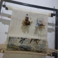 فروش دار قالی با تمام وسایل