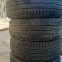 ۴ حلقه لاستیک بارز|قطعات یدکی و لوازم جانبی|شیراز, شهرک نیروی انتظامی|دیوار