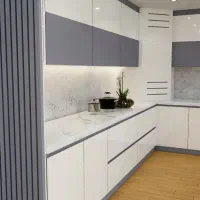 کابینت هایگلاس طوسی/استفاده نشده/دست دوم