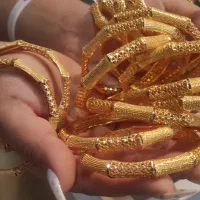 انواع النگو رنگ ثابت طرح طلا