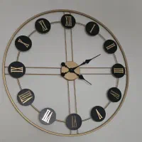 ساعت دیواری فلزی مدرن