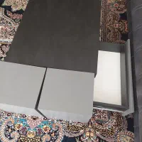 میز جلو مبلی ام دی اف ضخامت بالابه همراه عسلیها