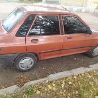 پراید مدل ۹۰ تک گانه رنگ مسی فرمان بدون هیدرولیک|خودرو سواری و وانت|اهر, |دیوار