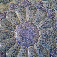 ظرف میناکاری اصفهان ۳۰ سانتی