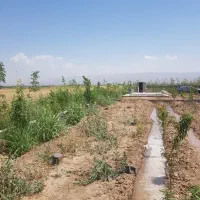 زمین باغچه شهر ری گلتپه با چاه آب شخصی