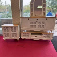 ست کامل آینه و کنسول گندم|بوفه، ویترین، کنسول|تهران, بهداشت|دیوار