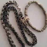 گردنبند و انگشتر و دستبند مردانه