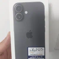 آیفون ۱۶ نرمال ۲۵۶ گیگ مشکی، آکبند