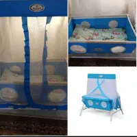 گهواره تاشوی نوزادوکودک|تخت و صندلی بچه|شریف‌آباد, |دیوار