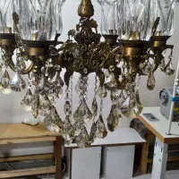 لوستر برنج 6 شاخه