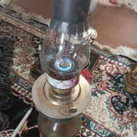 لمپا برنجی آبی سوز