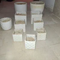 گلدان چینی سرامیک سالم