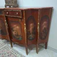 کنسول قدیمی نقاشی کار دست|بوفه، ویترین، کنسول|تهران, ایوانک|دیوار